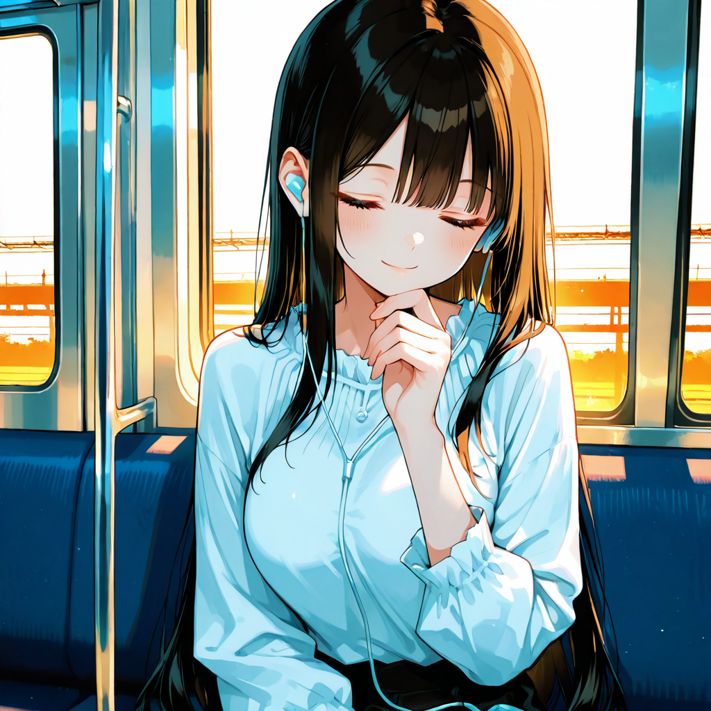 【レビュー】超囁き！清楚JK二条由乃と電車の中で ～究極の密着バイノーラル～